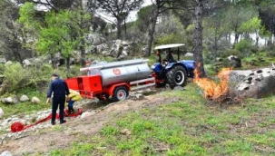 İzmir Büyükşehir Belediyesi orman köylerine 60 su tankeri dağıttı