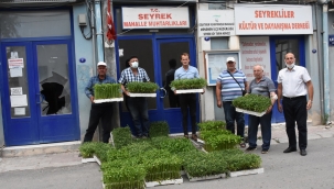 Belediyeden vatandaşlara 200 bin fide desteği