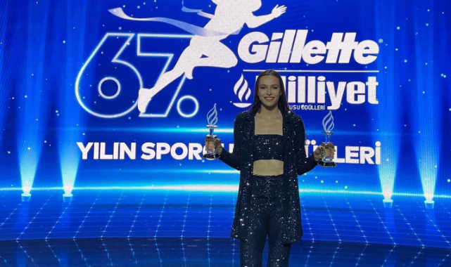 "Yılın Kadın Sporcusu" Eda Erdem'den "Yılın Mesajı"