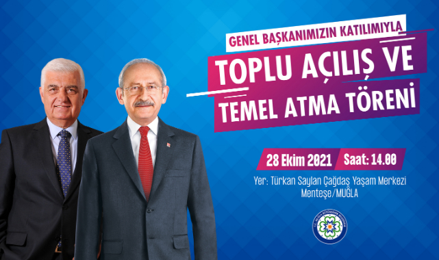 CHP Genel Başkanı Muğla'ya Geliyor