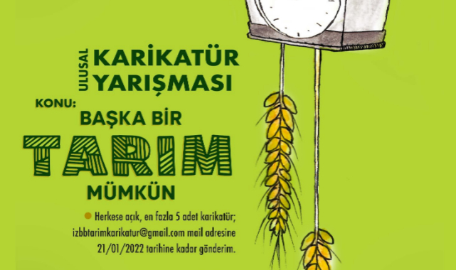 "Başka Bir Tarım Mümkün" Karikatür Yarışması Başlıyor
