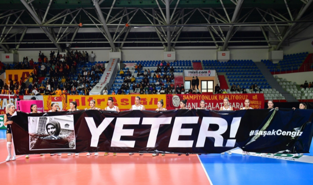 Galatasaray Voleybol Takımından "YETER" Mesajı