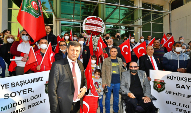 Gazi ve Şehit Yakınlarından Soyer'e Teşekkür