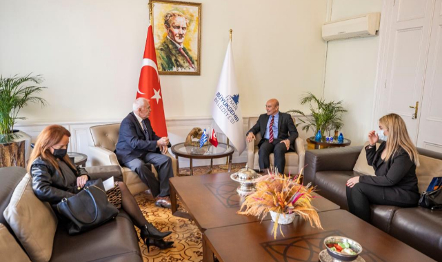 Yunanistan Ankara Büyükelçisi Başkan Soyer’i Ziyaret Etti