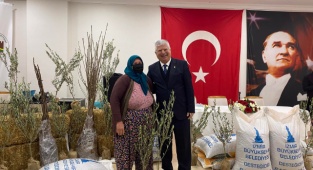 Beydağ'da Üreticiye Destek