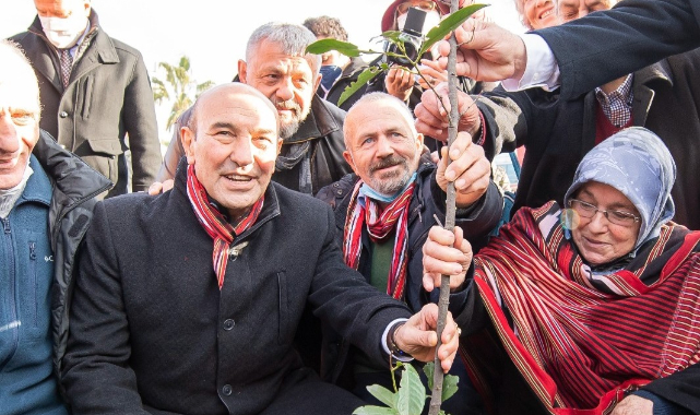 İkizdere fidanları İzmir'de Turuncu Bahçe'ye dikildi