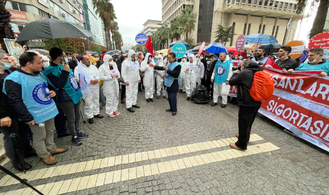 Sağlıkçılardan İş Bırakma Eylemi!