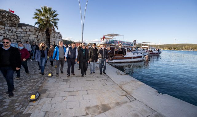 Sığacık Sahili Yepyeni Bir Görünüme Kavuştu
