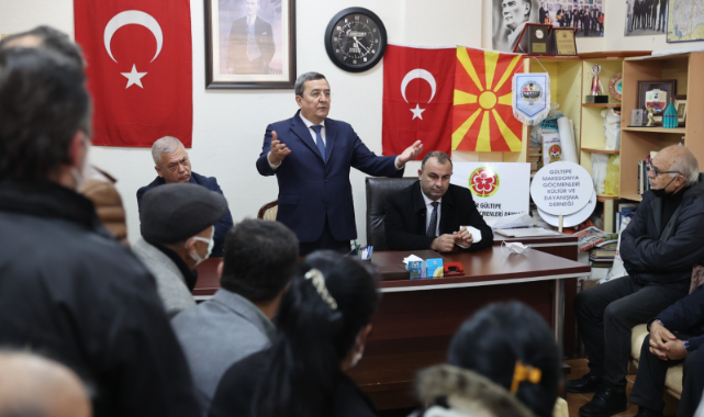 Başkan Batur'dan Göçmen Dernekleri Turu