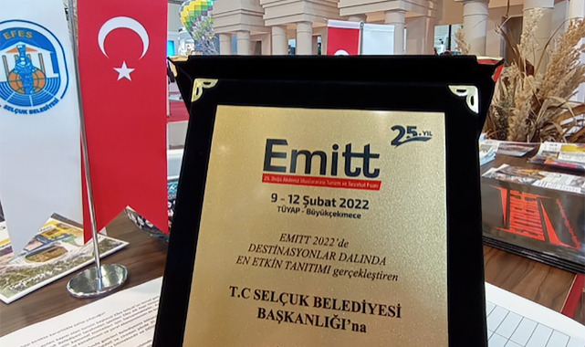 Efes Selçuk Belediyesi'ne EMITT'den Ödül