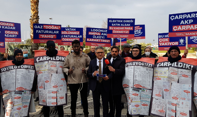 Saadet'ten "Elektrik Çapmış Vatandaş" ile Zam Protestosu