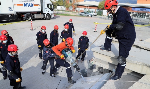 Ödemiş Arama Kurtarma ekibi (ÖDAK) Eğitimlere Başladı