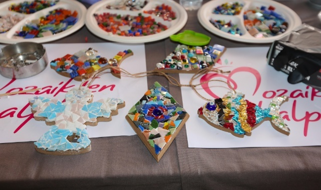 Mozaikten Kalplere Folkart Narlıdere'de