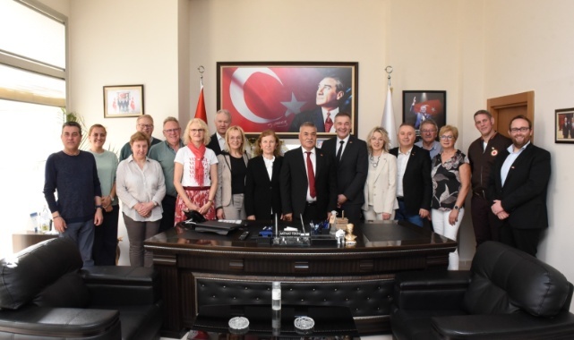 Alman kardeş kent yöneticileri Torbalı'da