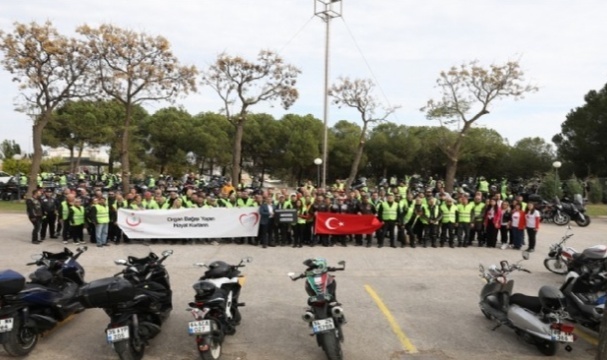 Motosikletle organ bağışı turu