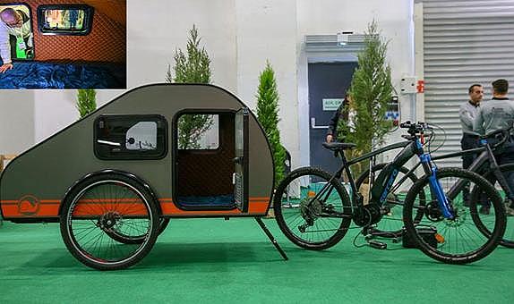 “Bisikletli karavan” Fuar İzmir'de sergilendi