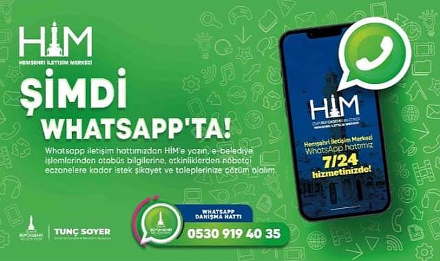 İzmir Büyükşehir Belediyesi artık WhatsApp'ta