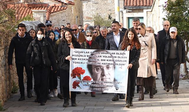 Uğur Mumcu Foça'da Anıldı