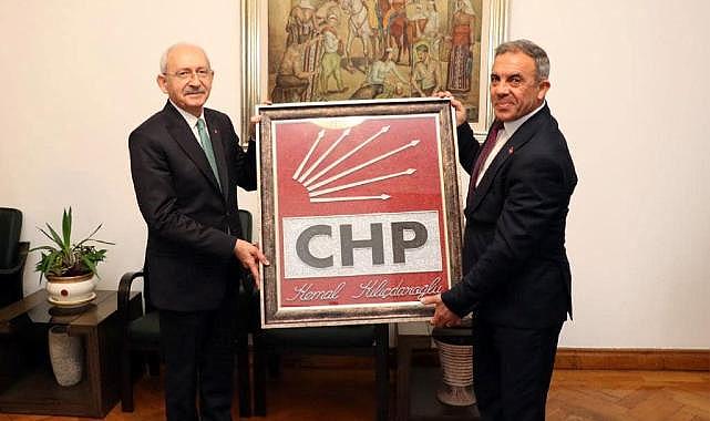 Beydağ Belediye Belediye Başkanı Feridun Yılmazlar, Kılıçdaroğlu'nu Ziyaret Etti