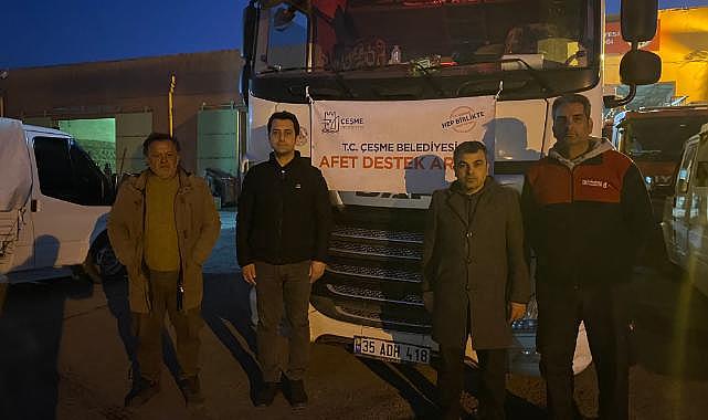 Çeşme Belediyesi'nin yardım tırları 'O' belediye başkanına emanet!