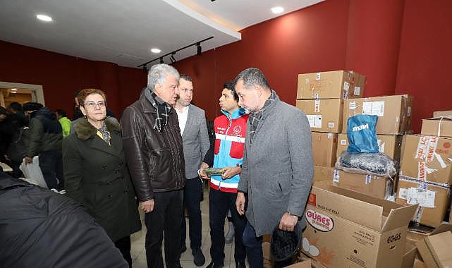 ​​​​​​​Narlıdere'den Deprem Bölgesine destek sürüyor