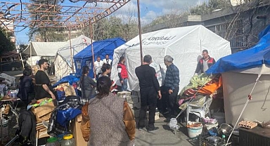 100 termal çadır Osmaniye'ye kuruldu