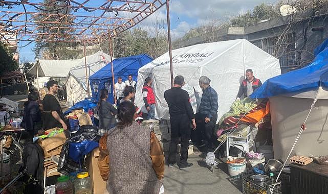 100 termal çadır Osmaniye'ye kuruldu