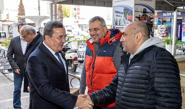 Batur'dan Gıda Çarşısı  esnafına 'destek teşekkürü