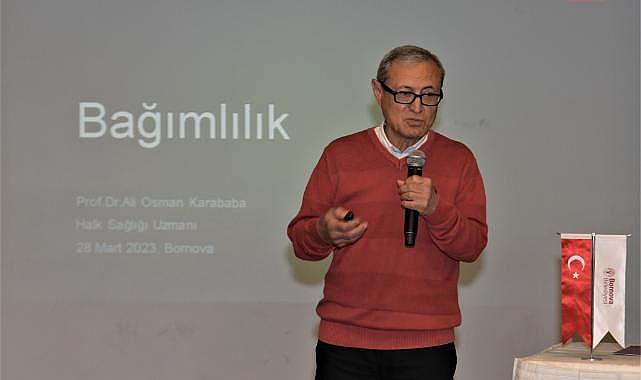 Madde bağımlılığı ile mücadelenin yolları Bornova'da anlatıldı