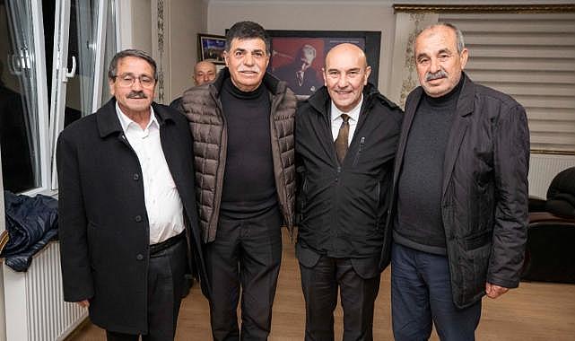 Soyer deprem ve selden etkilenen kardeş belediye Tut'u ziyaret etti