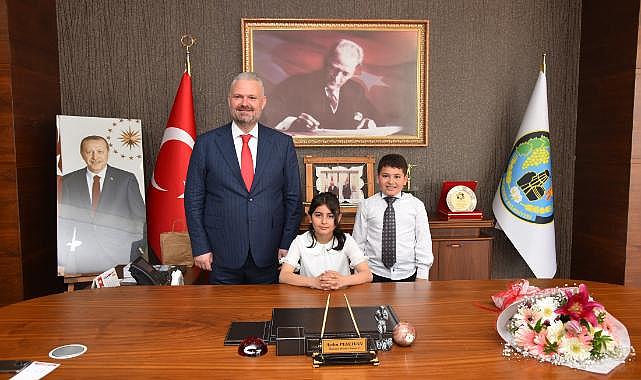Çocuk Başkanlara Aydın Başkan Müjdesi: Belediyemizin Çocuk Köyü ve Macera Parkı Projeleri 29 Ekim'e Hazır Olacak