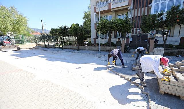 Efes Selçuk'ta Çalışmalar Sürüyor, Cumhuriyet Mahallesi'nde Yollar Yenileniyor