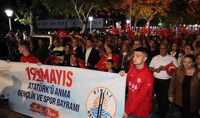 Dikili’de 19 Mayıs coşkusu yaşandı