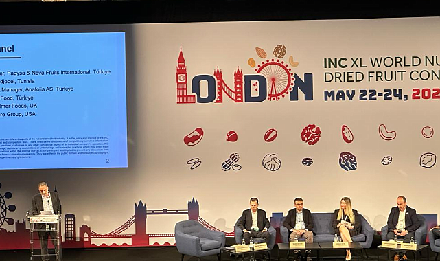Dünya Kuru ve Kabuklu Meyve sektörünün en büyük organizasyonu INC Kongresi, Londra'da gerçekleşti