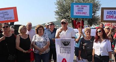 Foça'da Çedes Protestosu