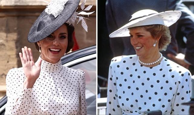 Prenses Kate Middleton Garter Nişanı'nda Göz Kamaştırdı
