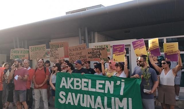 İzmir'den Akbelen direnişine destek