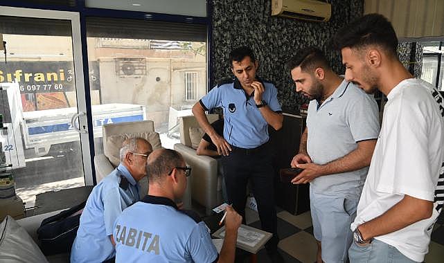 Karabağlar Belediyesi'nden işyerlerinde kapsamlı denetim