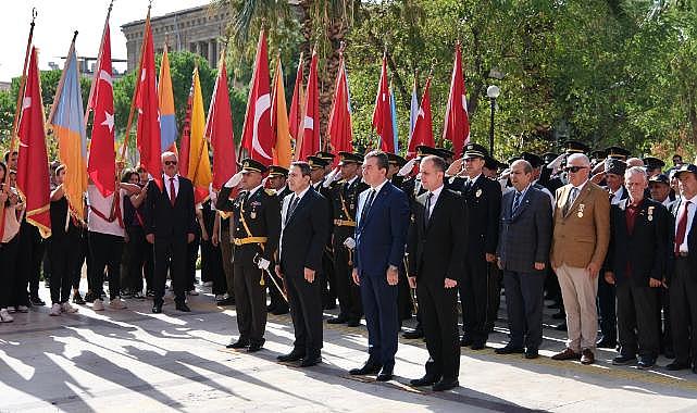 30 Ağustos Zafer Bayramı Töreni'nde Bergama Belediye Başkanı Hakan Koştu açıklama yaptı