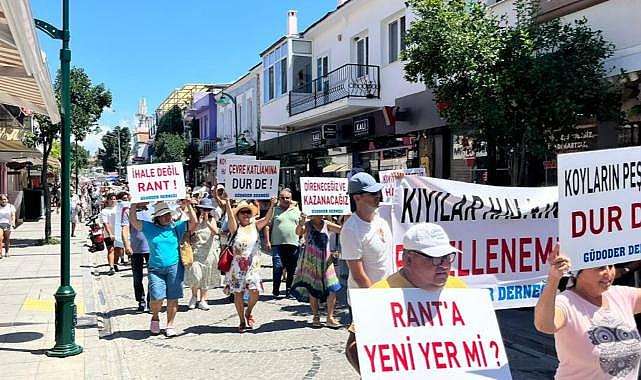 Çeşmeliler "ranta hayır" dedi