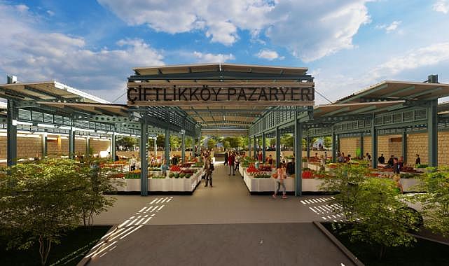 Çiftlikköy’e iki büyük yatırım daha; Kapalı Pazar yeri ve Masal Evi!