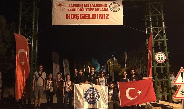 Ege Üniversitesi, "Kocatepe Zafer Yürüyüşü "ne katıldı