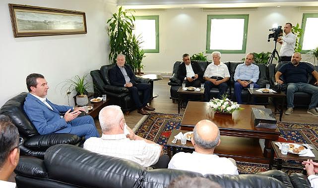 Hakan Koştu ve Bergama Oda Başkanlarından Yalçın Ata'ya Ziyaret