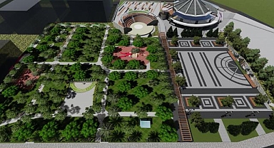 Uğur Mumcu Parkı hızla yenileniyor