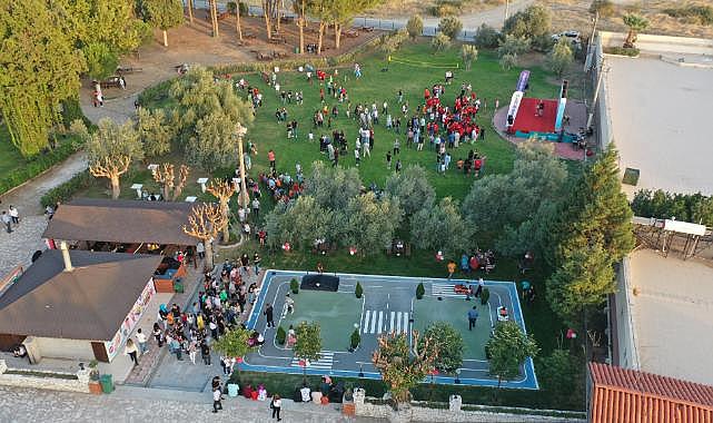 Bergama'da Yeni Kleopatra Ilıca Cafe Ve Çocuk Trafik  Parkı açıldı