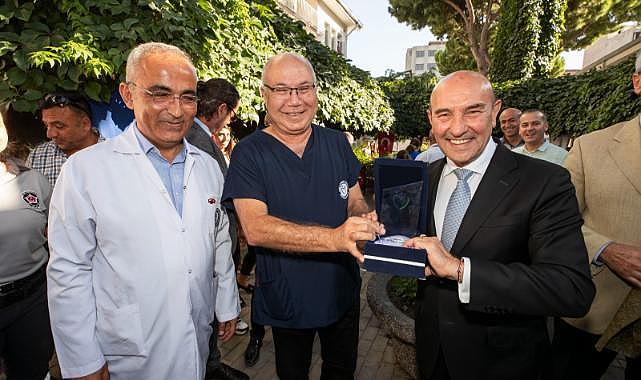 Eşrefpaşa Hastanesi'nde nöbet devri törenle yapıldı