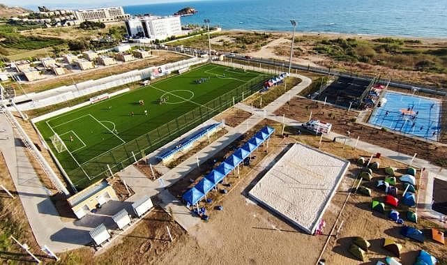 Özdere Gençlik ve Spor Yerleşkesi sporcu gençlerin gözdesi oldu