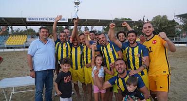 Plaj futbolunun şampiyonu Seferihisar Cittaslow