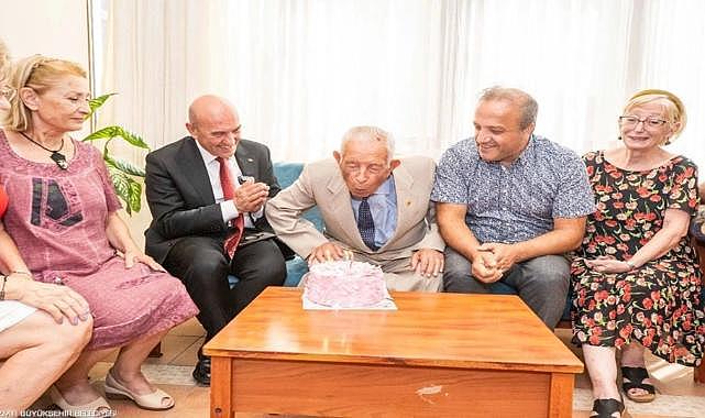 Soyer'den asırlık çınar İsmail İnceboy’a ziyaret
