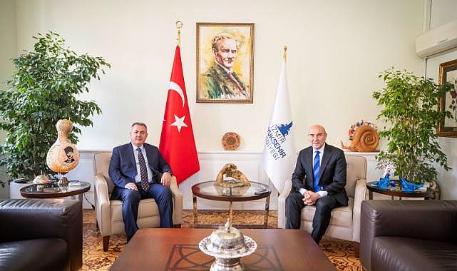 Vali Elban’dan Başkan Soyer’e iade-i ziyaret